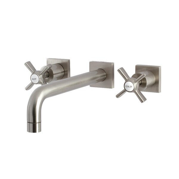 Kingston Brass KS6028ZX Wall Mount Tub Faucet, Brushed Nickel KS6028ZX - main